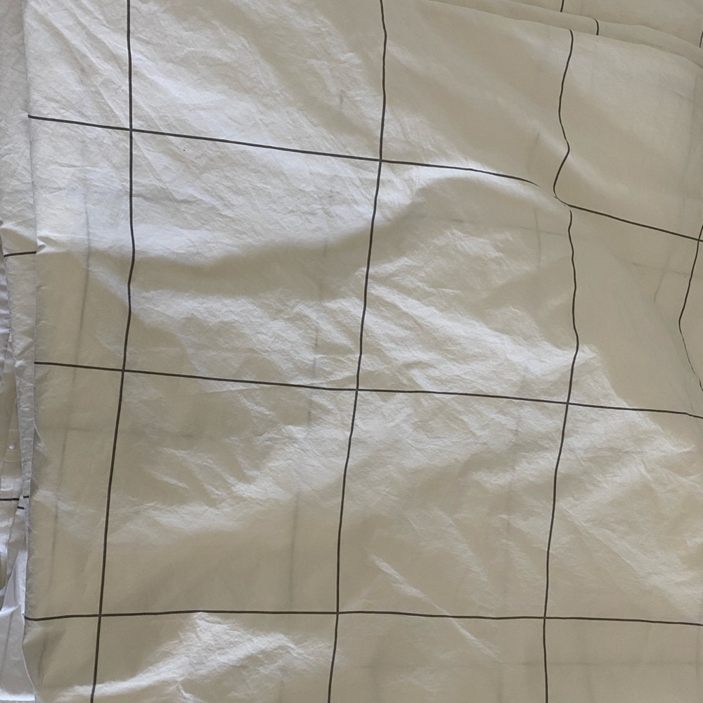 Brooklinen Classic Percale Duvet Cover - Full/Queen / Window Pane